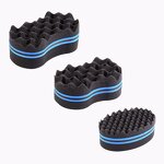 Hair Twist Sponge Manufacturer - Men's Dreads Twisting Locks Dreadlocks Curl Brush Sponge Styling Double Wave Magic & Custom