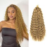 Crochet Hair Manufacturer - Synthetic Water Wave Curly Deep Wave Crochet Curl & Best Selling
