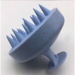 Hair Brush Manufacturer - Wet and Dry Dual Use Wheat Straw Silicone Massage Scalp Bath Soft Shampoo Brush & Wholesale