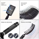Comb Brush Manufacturer - Portable for Synthetic Hair Extensions Wig Loop Hair Airbag with Plastic Handle No Static Detangling & Wholesale