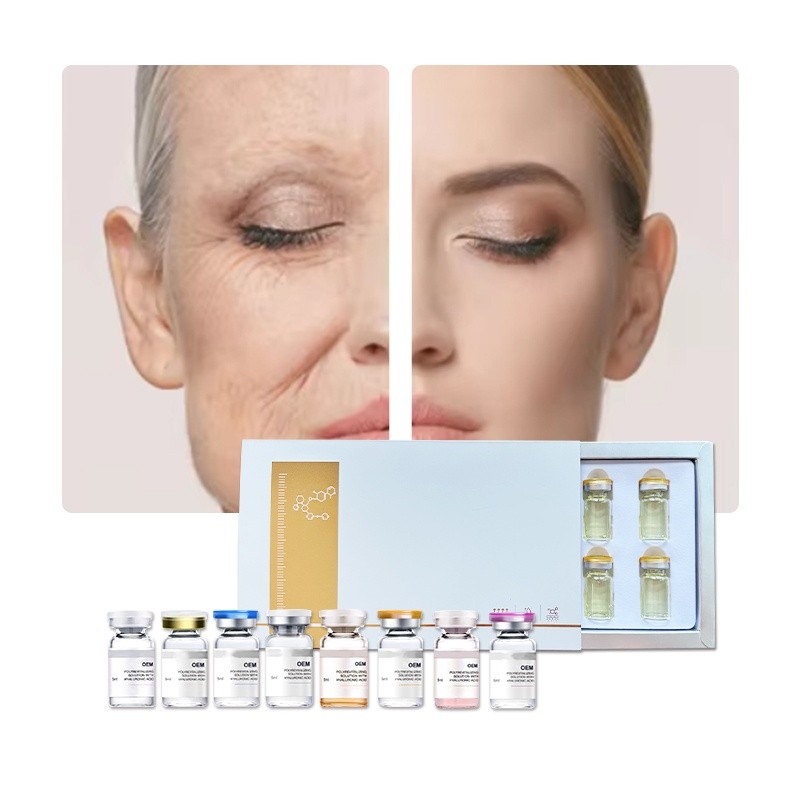 Face Brightening Serum Kit Supplier - Customized Peptide Gold Ampoules