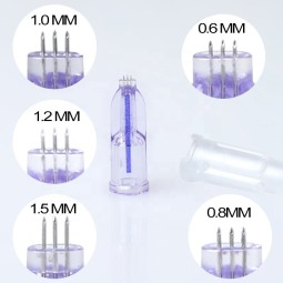柔软中胚层针生产商-34G 0.6-1.5毫米3针纳米