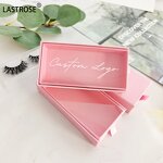 Eyelash Packaging Box Manufacturer - Your logo Printed Empty Nude Glitter Pull Out Lashbox Private Label Holographic Drawer Lashes Boxes & OEM
