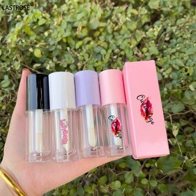 Lip Gloss Tube Manufacturer - with Big Brush Applicator Plastic Empty and Packaging Box for Lipstick Use & Wholesale