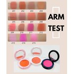 Blusher Manufacturer - 12 Colors White Round Single Cute Cheek Vegan Cruelty Free High Pigment Pressed Powder & Wholesale Private Label