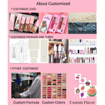 Lipstick Kit Manufacturer - Lipgloss Liquid Lipstick Lip Liner Set Pink Package Box 3 in 1 Waterproof High Quality & Private Label