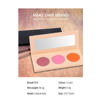 Highlighter Palette Manufacturer - Hot Selling 3-Color Glitter Highlight Powder Matte Shimmer Long Lasting & Private Label