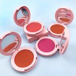 Blusher Manufacturer - 12 Colors White Round Single Cute Cheek Vegan Cruelty Free High Pigment Pressed Powder & Wholesale Private Label