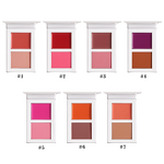 Blush Palette Manufacturer - Vegan Cruelty Free Long Lasting High Pigment Pressed Powder 2 in 1 Palette Face Cheek Cream & Private Label