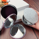 Cosmetic Mirror Manufacturer - DIY Make Your Own Logo Round Metal Frame Double-Sided Pocket with Double-Pocket Foldable Design
