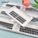 Eyelashes Manufacturer - LASTROSE Handmade 0.07MM Thickness M 15-20mm Reusable 3D False Cils Black Cotton Band Full Strip & Wholesale