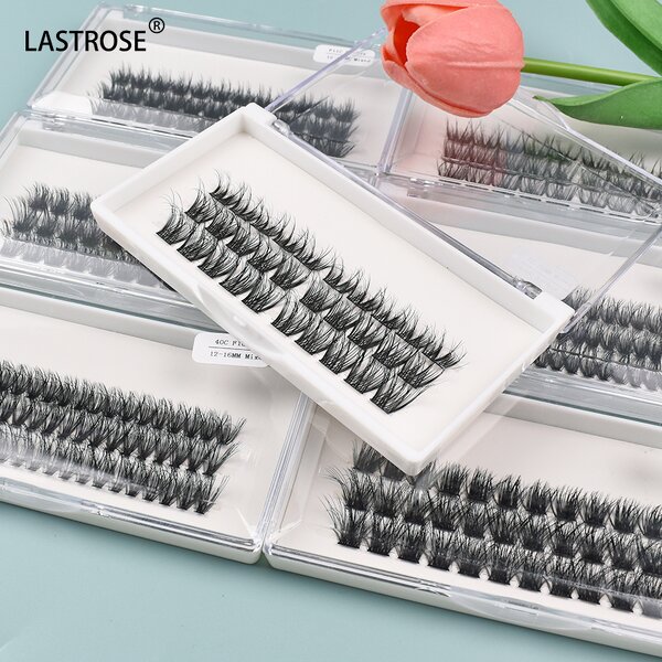 Eyelashes Manufacturer - LASTROSE Handmade 0.07MM Thickness M 15-20mm Reusable 3D False Cils Black Cotton Band Full Strip & Wholesale