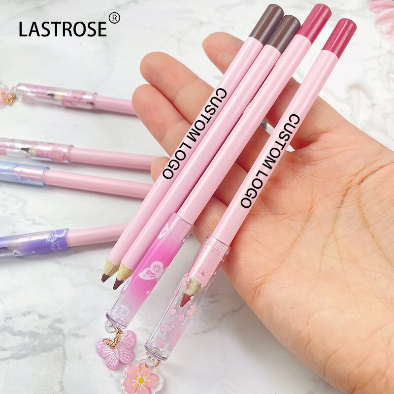 Lip Liner Manufacturer - Portable with Color Cap with Metal Clip Anti-Loss Detachable Lipliner Cap Case Holder Vegan Creamy