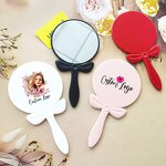 Hand Mirror Manufacturer - Simple and Cute for Girls Bow Knot Design Round & Hot Selling Handheld