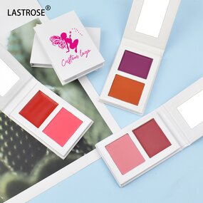 Blush Palette Manufacturer - Vegan Cruelty Free Long Lasting High Pigment Pressed Powder 2 in 1 Palette Face Cheek Cream & Private Label