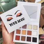 Eye Shadow Palette Manufacturer - Makeup 12 Colors Long Lasting Pigment Shimmering Glitter and Matte & High Quality