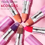 Mineral Lipstick Manufacturer - 6-Color Chameleon Waterproof Fashion Multi-Use Reflective Gloss Silky Smooth Embossed Case with Pearl Shimmer