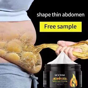 Slimming Cream Manufacturer - MOOYAM Organic Herbal Tightening Hot Anti-Cellulite Body Shaping Fat Burning for Weight Loss Firming Belly Waist
