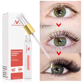 Eyelash Growth Serum Manufacturer - Meiyanqiong Herbal Liquid Enhancer for Waterproof Curling Promotes Longer Thicker Lashes for Better Look