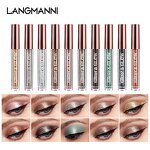 Liquid Eyeshadow Set Manufacturer - LANGMANNI 10 Colors Glitter Shimmer Dazzling Metallic Shiny Sparkle Eye Makeup Cosmetic