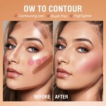 Contour Wand Manufacturer - LANGMANNI Mineral Cream Beauty Face Concealer Highlighter Blusher Stick Big Cushion Applicator Sunscreen