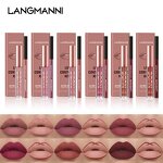 Liquid Lipsticks Set Manufacturer - 12 Colors Matte Nude Matching Silky Lip Liners Smudge-resistant Color Lip Eyeliner