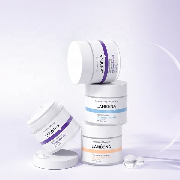 Face Cream Manufacturer - Lanbena Niacinamide Plumping Retinol Antioxidant Brightening Hyaluronic Acid Moisturizing for Sensitive Skin