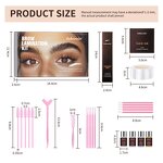 DIY Eyebrow Kit Manufacturer - Lakerain Professional for Lamination Kit Instant Fuller Thicker Eye Brow Lift Beautiful Brows Easy to Use Liquid