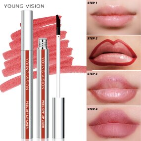 Lip Dye Manufacturer - Young Vision High Pigment Peel-off Stain Long-lasting Waterproof 3-Color Matte Lip Gloss Mineral Chemical Oil-Based