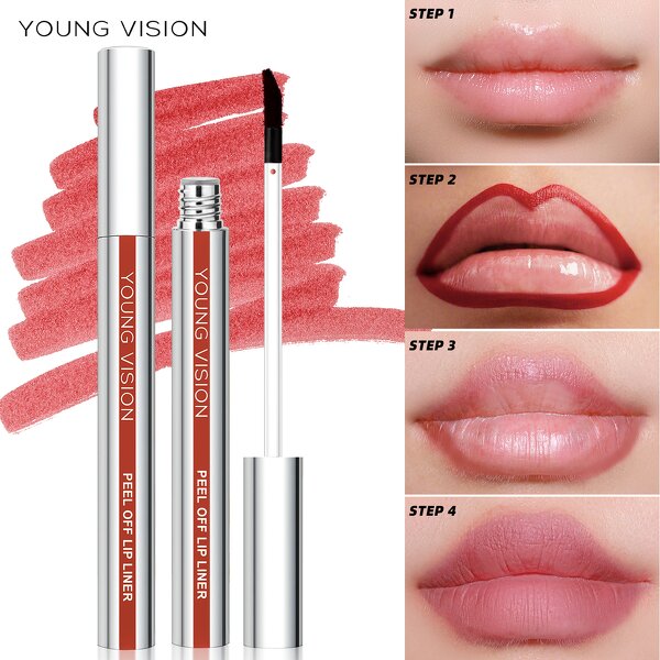 Lip Dye Manufacturer - Young Vision High Pigment Peel-off Stain Long-lasting Waterproof 3-Color Matte Lip Gloss Mineral Chemical Oil-Based