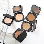 Pressed Powder Manufacturer - Black Face Oil Control Makeup Concealer Matte Brightening Compact Setting