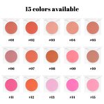 Cheek Blusher Manufacturer - High Pigment Single Color Vegan Pressed Blush Palette & Add Your Logo Private Label