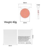 Blusher Manufacturer - Face Pressed Powder Pigmented Makeup Cheek Single Color Vegan Matte Blush & Wholesale Private Label