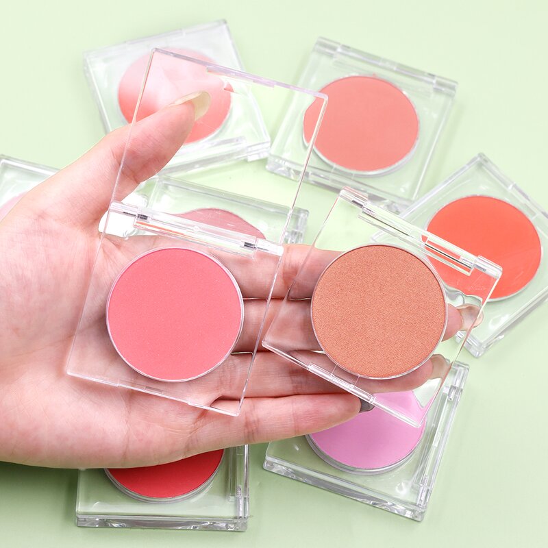 Blusher Manufacturer - Face Pressed Powder Pigmented Makeup Cheek Single Color Vegan Matte Blush & Wholesale Private Label