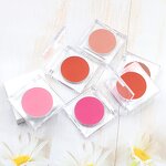 Cheek Blusher Manufacturer - High Pigment Single Color Vegan Pressed Blush Palette & Add Your Logo Private Label