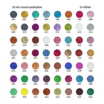 Single Eyeshadow Pan Manufacturer - Vegan With Free Print Logo Diamond in Matte Shimmer Glitter Finish 36mm