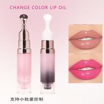 Lip Oil Manufacturer - Color Changing Moisturizing Magic Natural Fruit Flavor Lip Gloss Oil Tint & Private Label Vegan