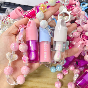Lip Gloss Manufacturer - Vegan Long Lasting Oil Clear Shimmer Color Changing Keychain & Private Label Wholesale Bulk