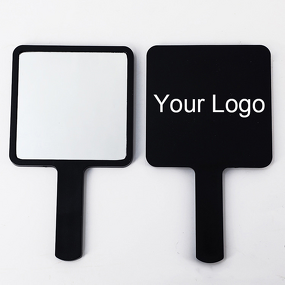 Hand Mirror Manufacturer - ABS Plastic Square Cosmetic Women's Small Handheld with Personalized Features & Customized Logo Private Label