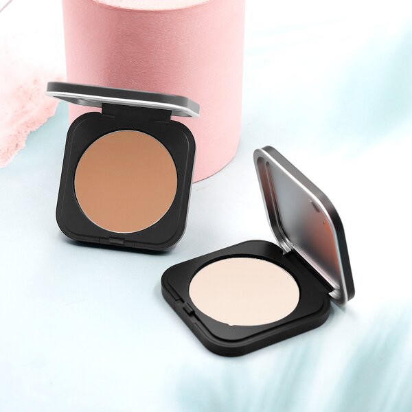 Pressed Powder Manufacturer - 2026 New Popular Vegan Matte Oil Control Face Foundation Long Lasting 15 Color Compact