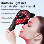 LED Rejuvenation Mask Manufacturer - Photon Rejuvenation Beauty Device Silicone Facial with Neck Massage Product
