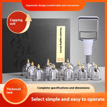 Vacuum Cupping Device Manufacturer - Household Set Air-Exhausting Tank Cupping Cups Special Tools for Body Chinese Medicine Beauty