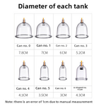Vacuum Cupping Device Manufacturer - Household Set Air-Exhausting Tank Cupping Cups Special Tools for Body Chinese Medicine Beauty