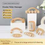 Wooden Body Massager Manufacturer - Wholesale Handy Multifunctional Manual Kneading Roller for Neck and Foot for Household Use