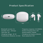 Wireless Earbuds Manufacturer - A40 Pro ANC for 5.4 Headphone Sport Mini TWS In-Ear LED JL Chipset IPX5 Waterproof with Microphone