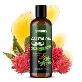 Beard Oil Manufacturer - Sumax 200ml Men's Castor Beard Moisturizing Castor Oil