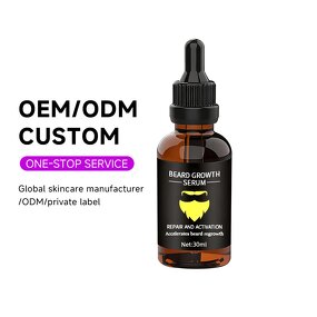 Beard Growth Kit Manufacturer - Wholesale OEM ODM Custom Logo Men Beard Care Oil Balm Manufacturer Face Wash Natural Organic Smooth Serum