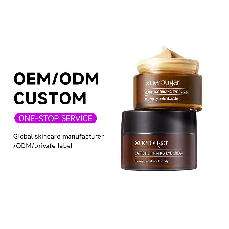 Eye Cream Manufacturer - OEM Wrinkle Reduce Anti Age Mineral Puffiness Dark Circles Sleep Eye Bags Repair Removal Mask Under Caffeine Firming