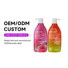 Body Wash Manufacturer - OEM ODM Lasting Fragrance Natural Shower Gel Rich Bubbles Moisturizing Jasmine Lavender Whitening Herbal Refreshing