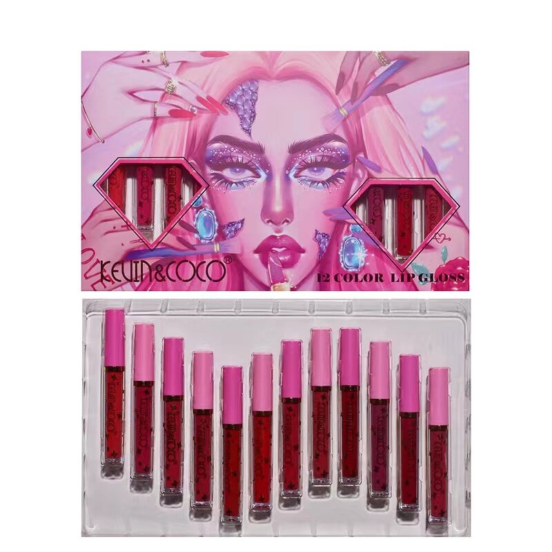Lipgloss Set Manufacturer - Bella Ultramo Vegan Matte 6colors Long-Lasting Helloktti